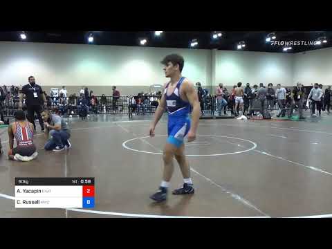 60 Kg Consolation Aizayah Yacapin Unattached Vs Camden Russell MWC Wrestling Academy
