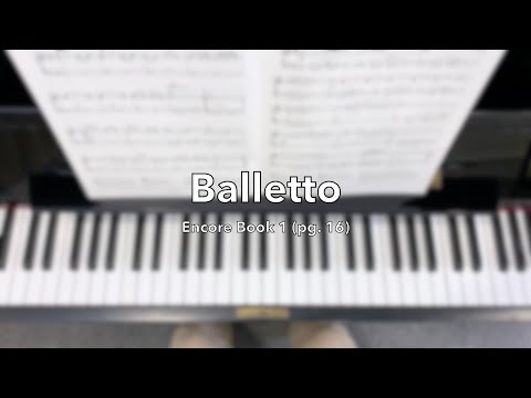 Balletto from ABRSM Encore Book 1 (Page 16)