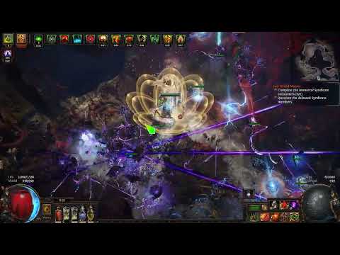 [POE 3.24] Scourge arrow poison PF VS T17 Abomination Map