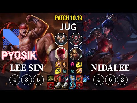 DRX Pyosik Lee Sin vs Nidalee Jungle - KR Patch 10.19