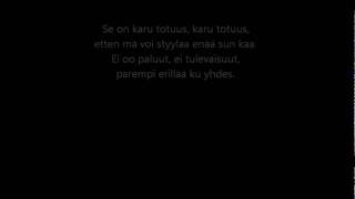 Raappana - Karu Totuus Lyrics