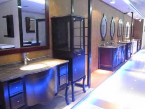 Antique wooden bathroom vanities