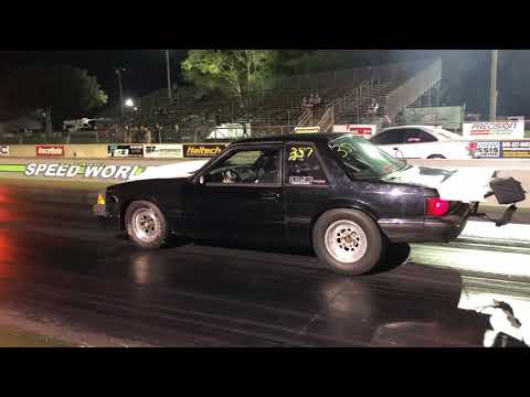 5.3 fox mustang cutting 1.1x 60 foots grudge car 88mm forced induction turbo N/T