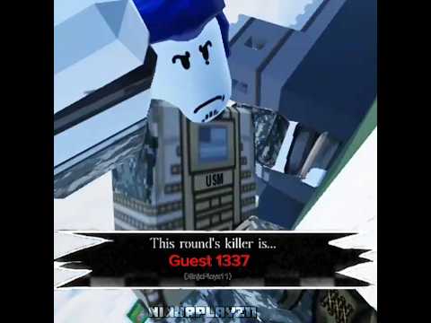 Guest 1337 As a Killer Intro | Roblox Forsaken Concept #roblox #forsaken