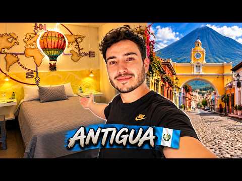 NO esperaba dormir AQUÍ 😱 Antigua Guatemala 🇬🇹