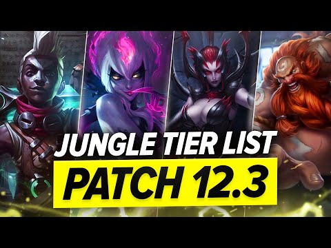 TIER LISTA JUNGLERÓW NA SEZON 12 (Patch 12.3) - JUNGLE TIER LIST SEASON 12 - Patch 12.3