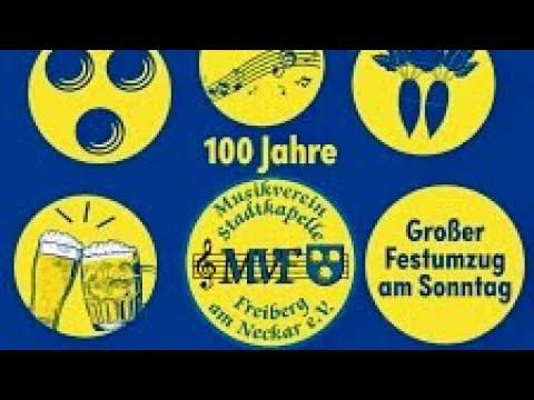 Festumzug 100 Jahre MVF Musikverein Stadtkapelle Freiberg am Neckar • 1.6.2025 • Rettichfest 2025