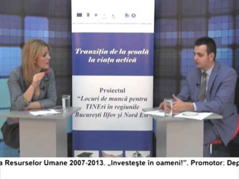 (VIDEO) Locuri de muncă pentru TINEri în București Ilfov și regiunea Nord Est – VALENTIN VOICU (E17)