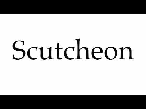 How to Pronounce Scutcheon