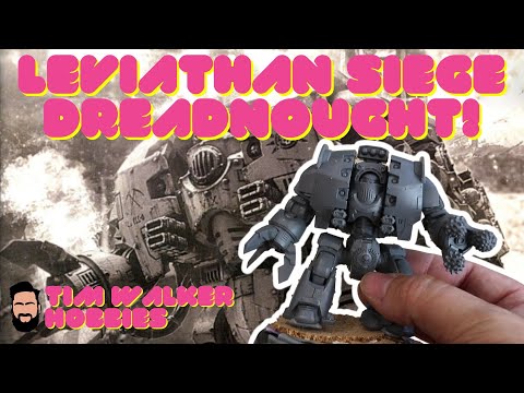 Unboxing and magnetising the Leviathan Siege Dreadnought | Horus Heresy