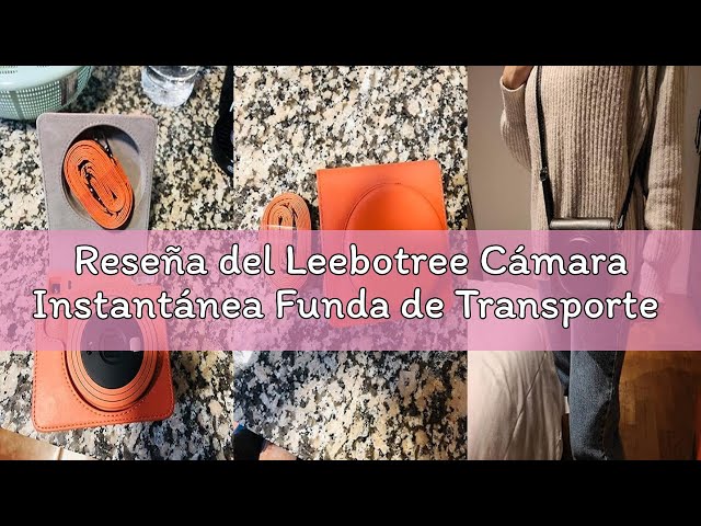 Vídeo relacionado con Berfea Funda Protectora para cámara Retro Compatible con Fujifilm Instax Square SQ1 Instant Camera PU Funda de Piel sintética, con Correa Ajustable para el Hombro