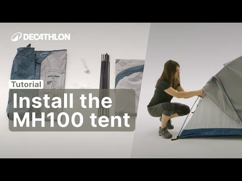 TUTORIAL - How to install the quechua MH100 TENT (3p) ? | Decathlon_QUECHUA