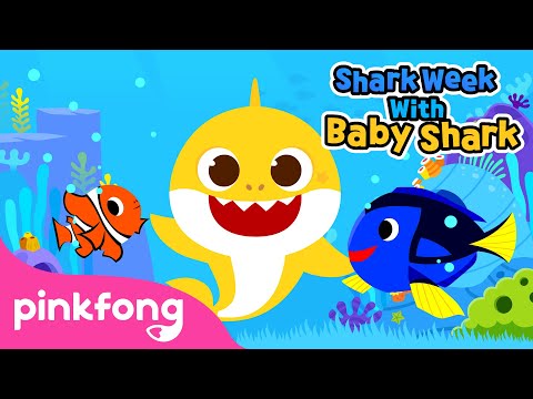 Baby Shark and Undersea Friends | Shark Week with Baby Shark | Pinkfong Songs for Children