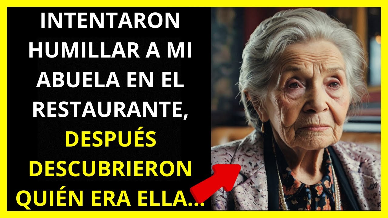 MUJERES RICAS INTENTARON HUMILLAR A MI ABUELA EN EL RESTAURANTE, PERO DESPUÉS...