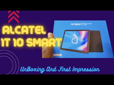 Alcatel 1T 10 Smart Tablet, UnBoxing And First Impression #alcatel #medellin