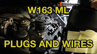 Mercedes-Benz ML320 / ML350 Spark Plug and Wire Replacement (W163)