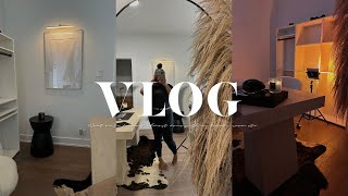 VLOG--A DAY IN A LIFE AS AN INFLUENCER,FINISHING UP MY BEAUTY ROOM/OFFICE SPACE, ITS TAX TIME + MORE