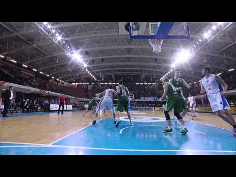 ABA Liga 2014/15, Round 23 highlights: MZT Skopje Aerodrom - Union Olimpija (1.3.2015)