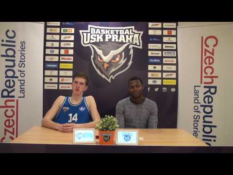 EYBL press conference: Basket Dukes - USK Prague