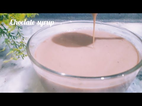 Chocolate syrup recipe | homemade chocolate sauce  recipe
