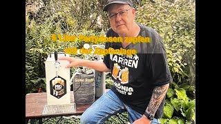 5 L Partydosen zapfen mit dem Durchlaufkühler