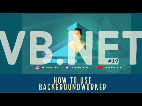 VB.Net Tutorial #19 - How to Use BackgroundWorker