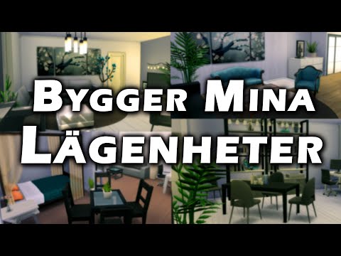 Pingalie Spelar Sims 4 - Bygger Mina Lägenheter Till Hus