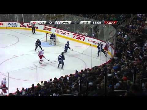 Winnipeg Jets vs Carolina Hurricanes Highlights 12/9/11