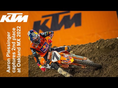 Red Bull KTM’s Aaron Plessinger captures second place at Oakland 450SX Class 2022 (KTM News)