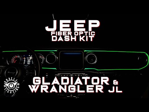 Jeep Fiber Optic Interior LED Custom Lighting Dash Kit- Gladiator and Wrangler JL by ORACLE Lighting