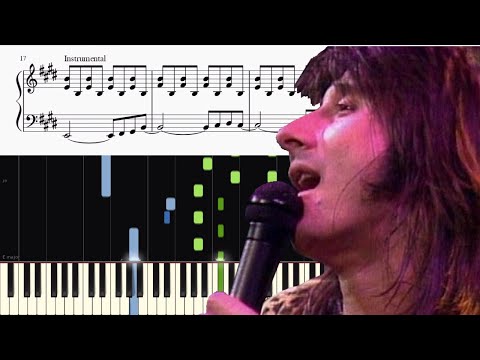 Journey - Don't Stop Believin' - Piano Tutorial (with original Vocals!) + SHEETS