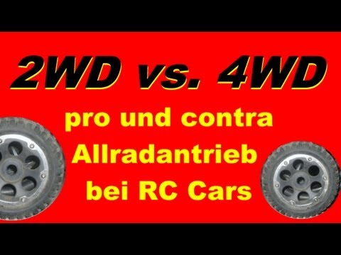 2WD vs 4WD / 4x4 - Allrad oder Heckantrieb - Vor- und Nachteile - Darconizer RC