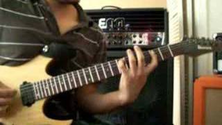 Periphery - Bulb playing &quot;Totla Mad&quot; Through an Engl Invader 100