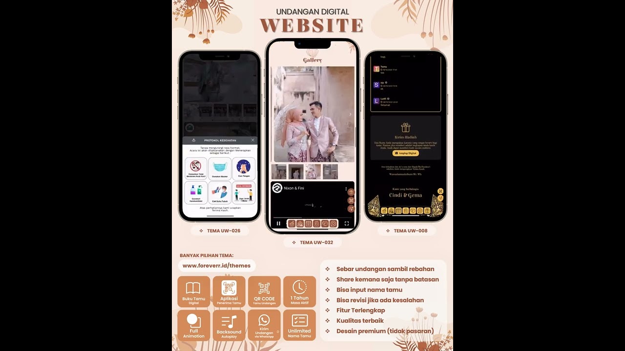 Desain Web - undangan digital web - 2