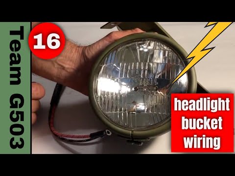 Headlight Bucket Wiring G503 (Electric Part 16)