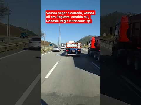 Vamos  ali em Registro, média  de km  187, de São Paulo  aqui.