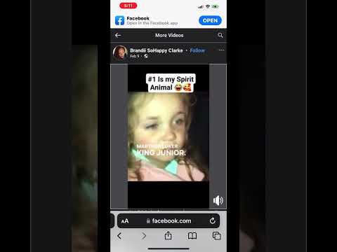 Little White girl says she’s a strong black woman. So cute 💙