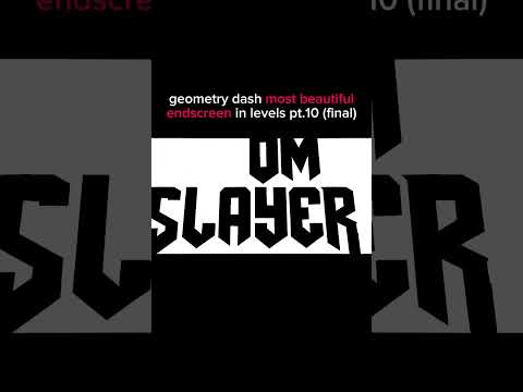GEOMETRY DASH MOST BEAUTIFUL ENDSCREEN IN LEVELS PT.10 (final) #beautiful #geometrydash #art #edit