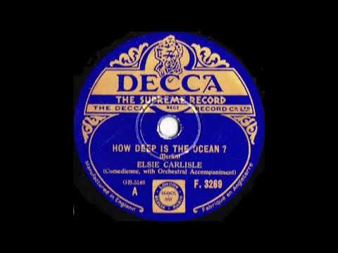 Elsie Carlisle - How Deep is the Ocean? (1932)