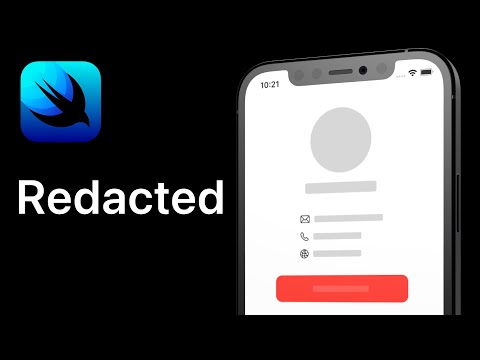 SwiftUI - Redacted Tutorial | iOS 14 | Xcode 12.4