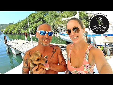 Repairing a Keel Joint and a Fun Day at the Beach! (S2 E23 Barefoot Sail and Dive)