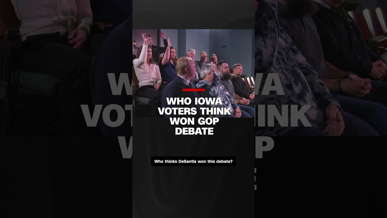 Who Iowa voters think won GOP debate