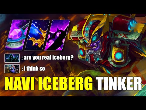 Navi Iceberg, The Example of High Rank Tinker Gameplay | Tinker Dota 2 Gameplay