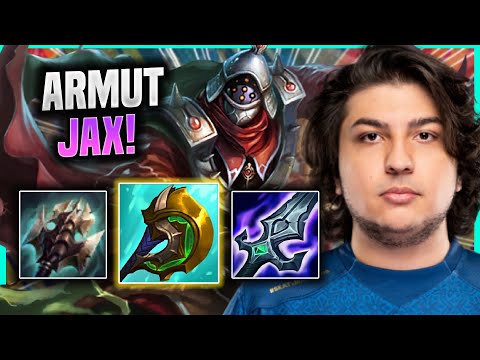 ARMUT DOMINATING WITH JAX! - MAD Armut Plays Jax Top vs Vi! | Preseason 2022
