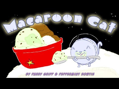 Macaroon Cat - Peppermint Bowtie & Parry Gripp