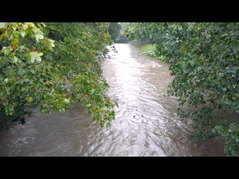 River Alyn Rossett Flood 24th September 2012