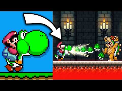 Yoshi's new shell spitting ability is CRAZY!
