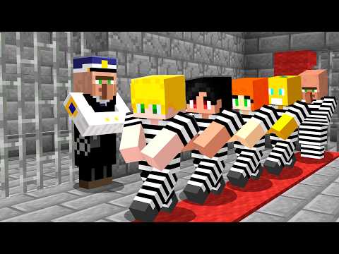 Os Aldeões Policias Dividiram a Prisão ao Meio!