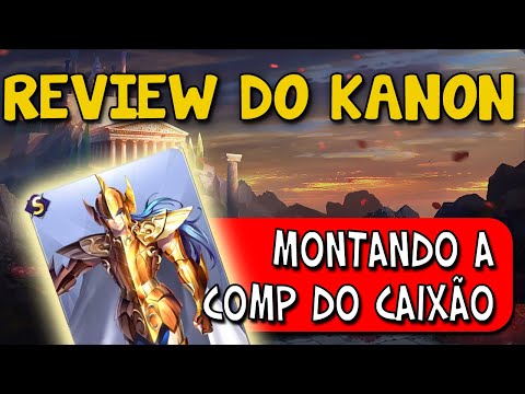 REVIEW DO KANON DE DRAGÃO MARINHO PARA A COMP DO CAIXÃO - COSMOS E SKILLS - SAINT SEIYA AWAKENING