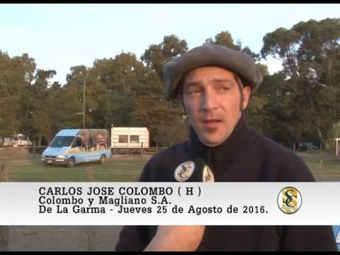 25-08-16 Nota Carlos Jose Colombo ( H ) - Cabaña La Torcacita - De La Garma